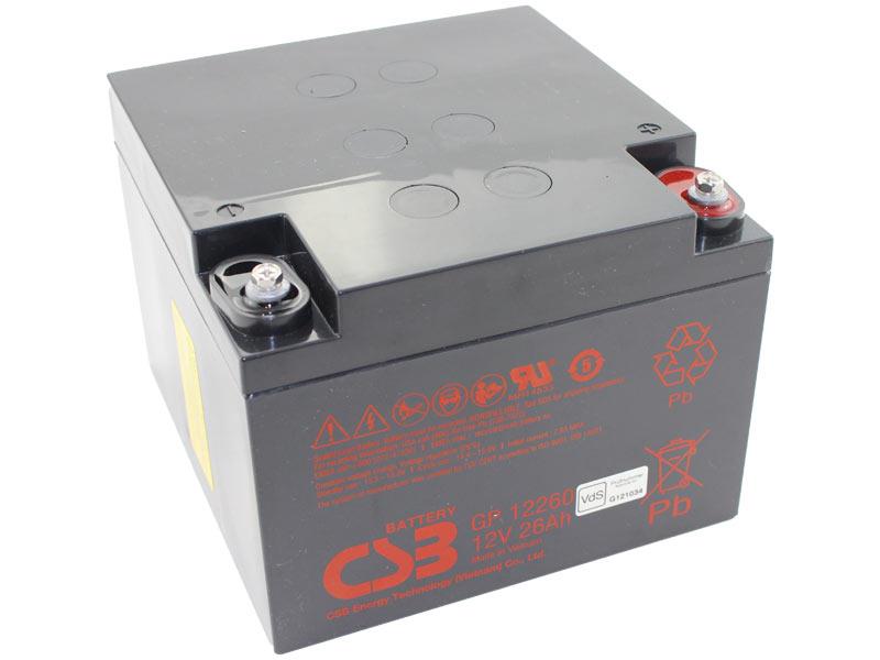 CSB Blei Akku GP12260 - 12V 26Ah CSB Blei Akku GP12260 - 12V 26Ah