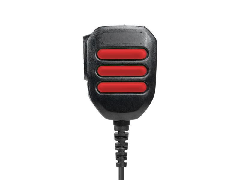 Speaker microphone (IP68) for Sepura STP8000, STP9000, SC20, SC21 (red)