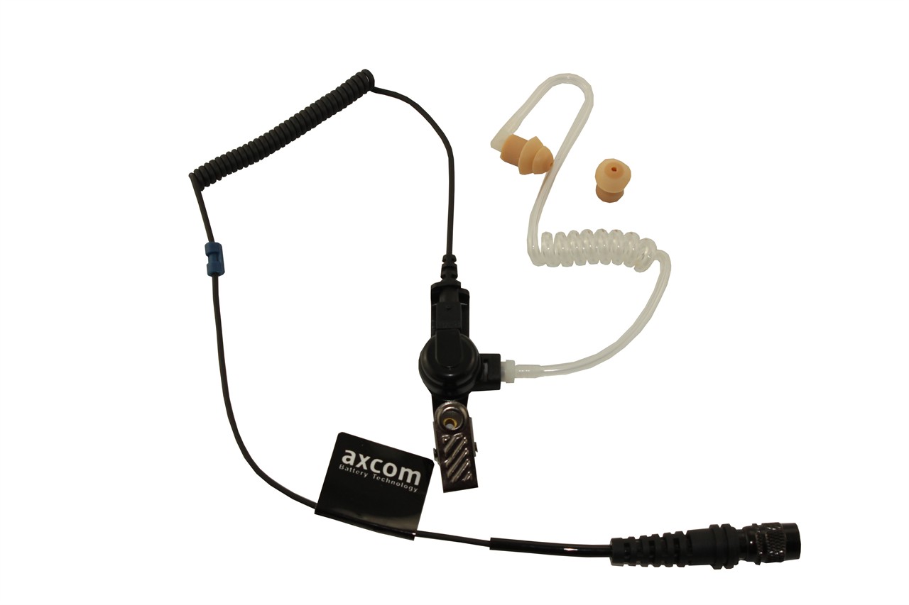 Headset with bayonet connection, 1 cable solution (listening only)