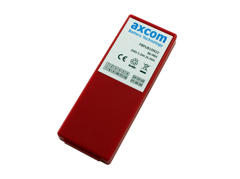NiMH rechargeable battery for HBC FUB10AA/XL crane control unit