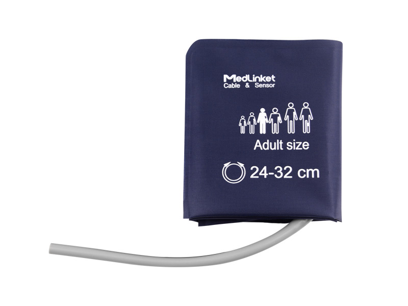 Blood pressure cuff for adults, 24-32cm circumference