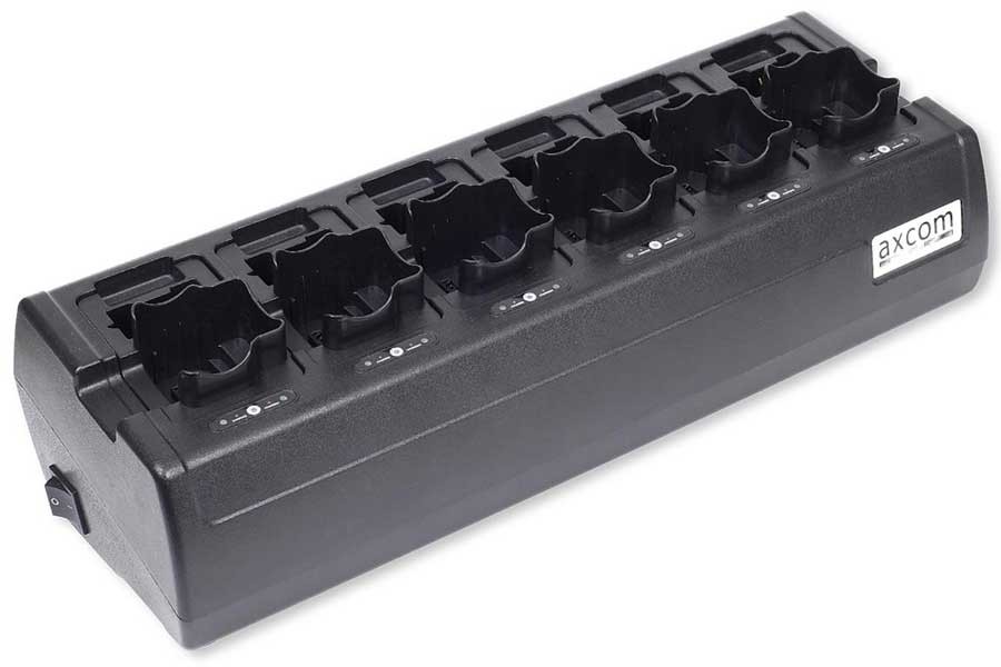 6+6 station charger incl. adapter for Motorola MTP850, MTP850FuG