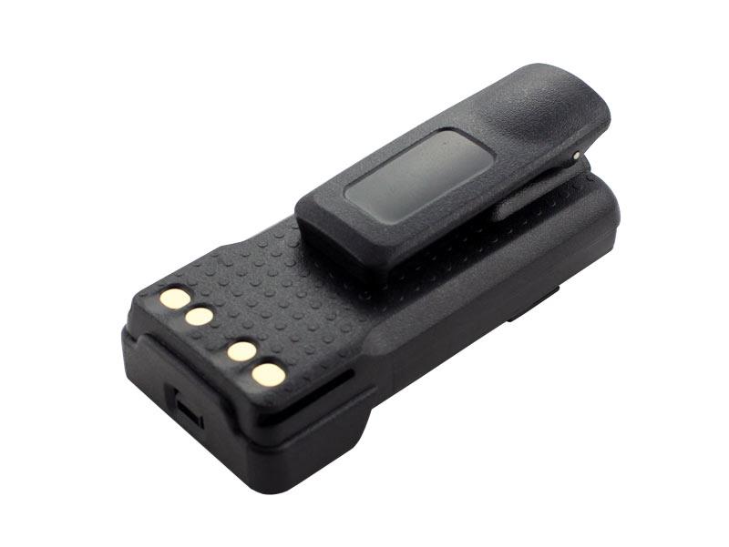 Battery with higher capacity for Motorola series DP2000, DP4000, backside