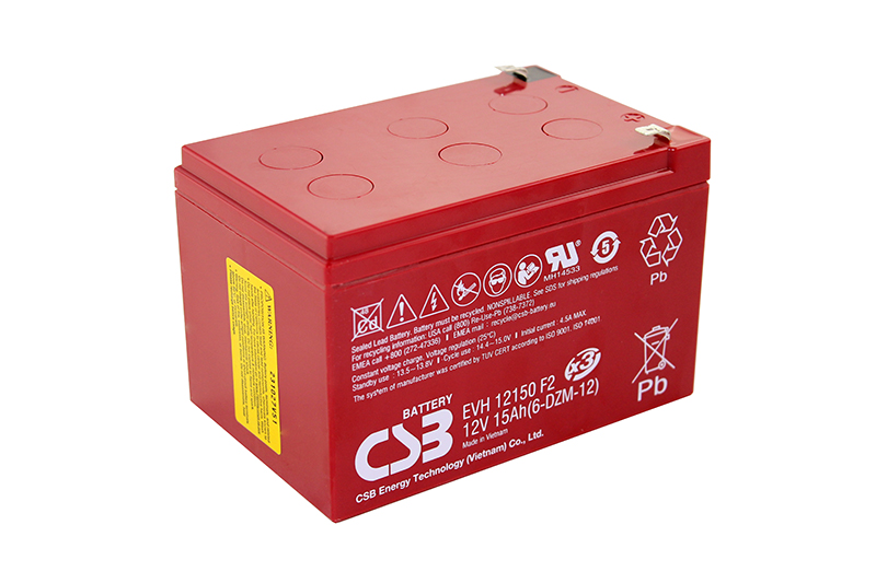 CSB Lead-Acid battery EVH12150 - 12V 15Ah