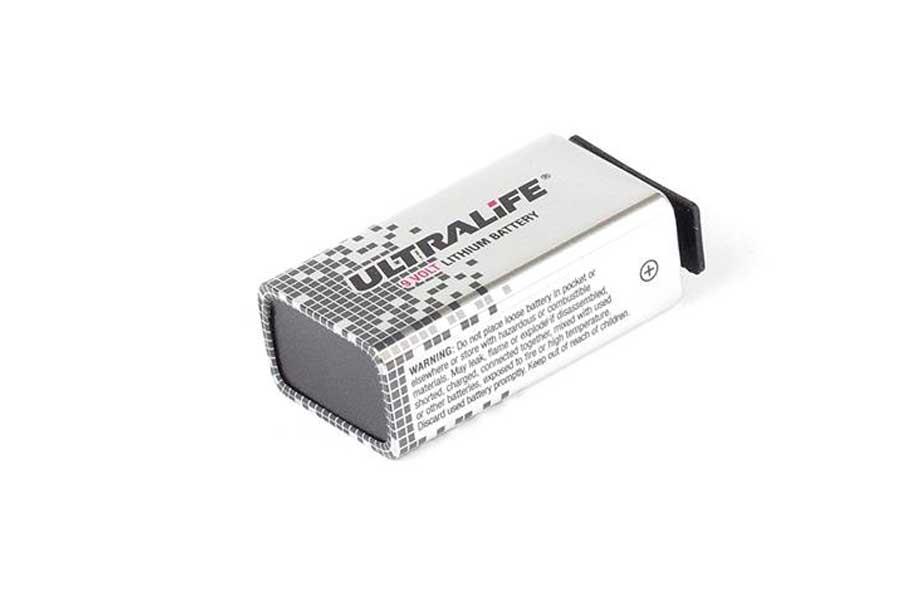 LI-ME Battery Ultralife E-Block /6LR61 - U9VL-J P_10 - 9V/1,2AH (Alu Version Gehäuse)