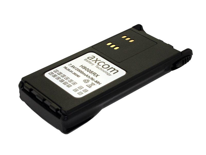 label of H9008RX - Axcom battery for Motorola GP140/320/GP340/GP360/GP380