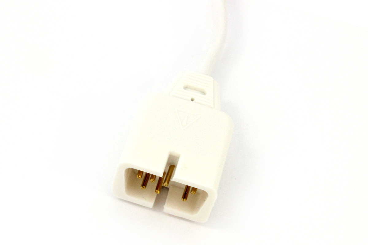 SpO2 disposable sensor for adults, nellcor connector (like M1131A, M1904B), detailed view connector