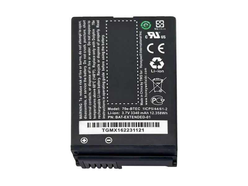 Li-Ion battery for Honeywell 70e-BTEC - 3,7V 3,34Ah