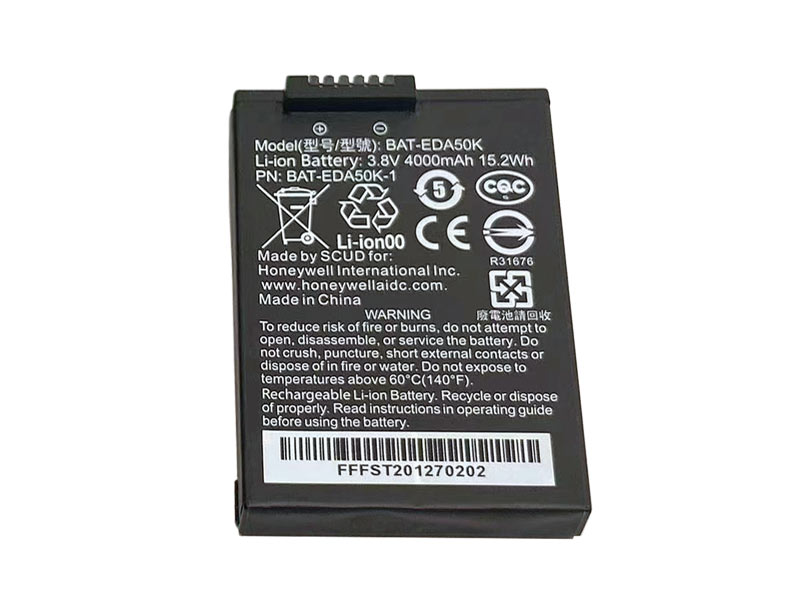 Li-Ion battery for Honeywell EDA50K - 3,8V 4,0Ah