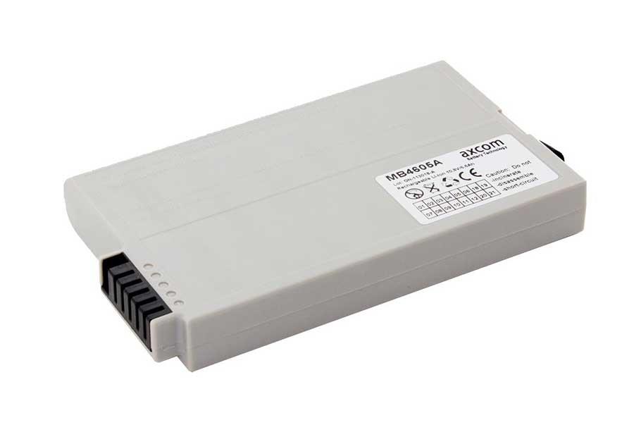 Back of Axcom battery for Philips Intellivue 60