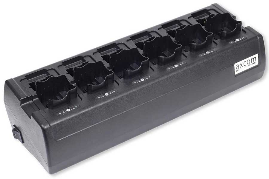 6+6 station charger incl. adapter for Motorola MTP850, MTP850FuG