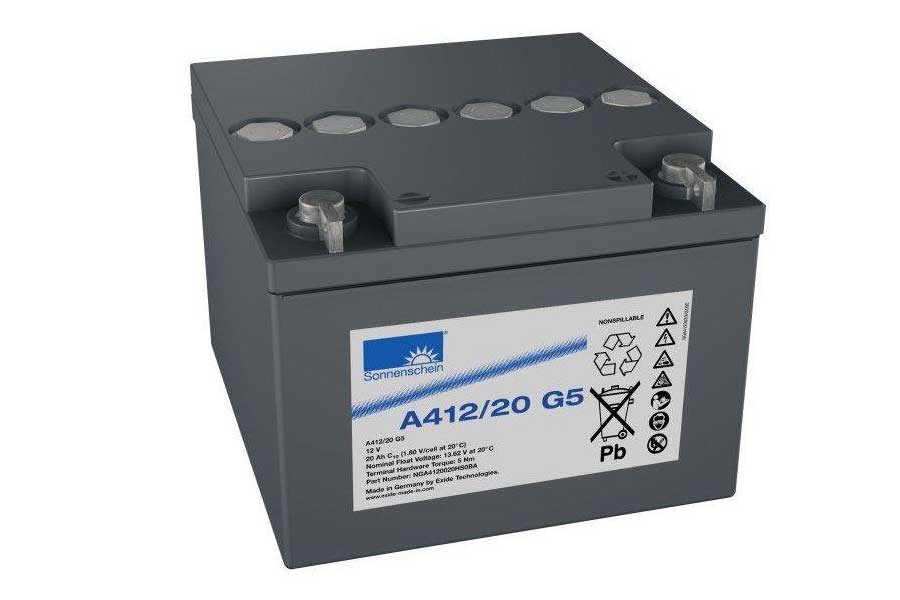 Lead battery SONNENSCHEIN A412/20G5 - 12V/20Ah Lead battery SONNENSCHEIN A412/20G5 - 12V/20Ah