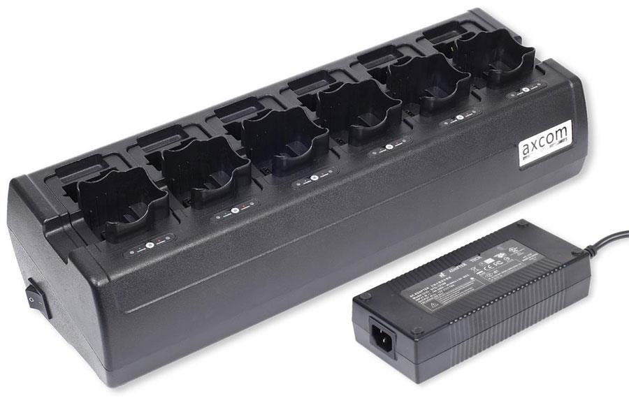 6+6-station desktop charger SM-LG66 for MTP850EX