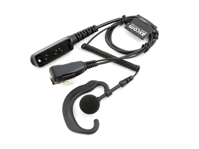 Flexi earpiece for Motorola DP3400-4800, MTP850, MTP6650 with microphone and PTT