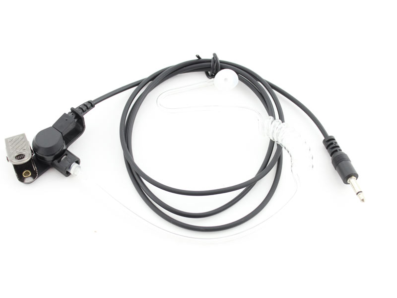 In-ear headphones with bayonet connection, sound tube converter unit (3.5mm jack straight)