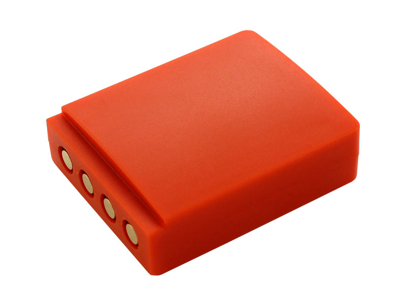 Battery for HBC crane control units, identical to BA223, BA223000, BA223030, BA223031, rear view Battery for HBC crane control units, identical to BA223, BA223000, BA223030, BA223031, rear view