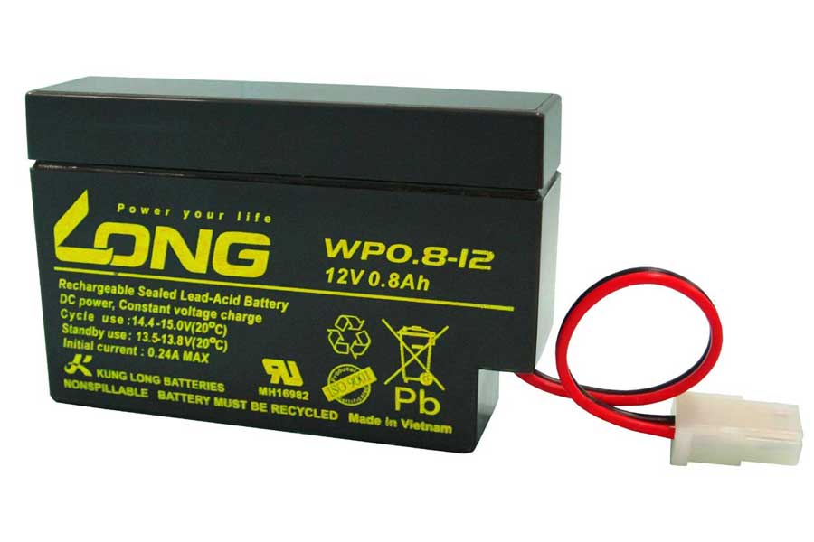 Long Lead-Acid Battery WP0.8-12 