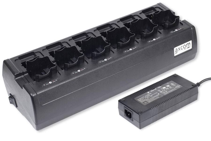 6+6-station desktop charger SM-LG66 for MTP850EX