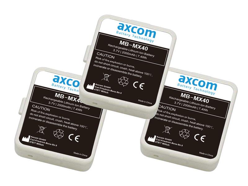 Bundle of 3 batteries for Philips IntelliVue MX40