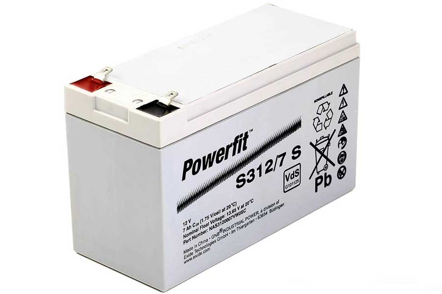Lead battery SONNENSCHEIN POWERFIT S312 / 7S - 12V / 7Ah (VDS)
