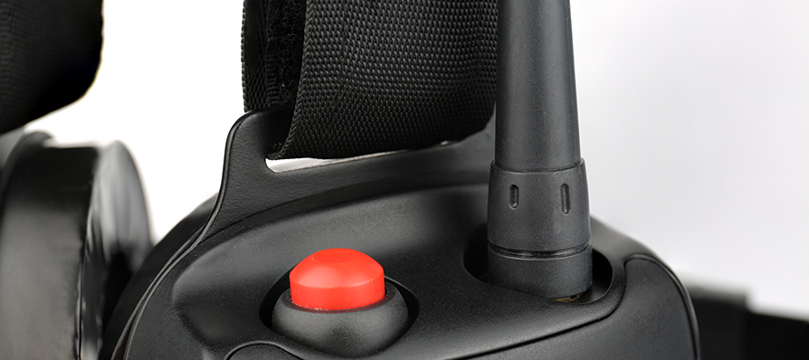 Heavy duty Headset for Motorola R7, MXP600 - PTT button