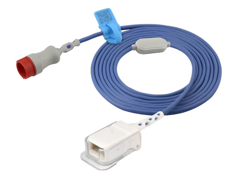 LNCS SpO2 extension cable for Philips/Masimo Rainbow Set to Nellcor